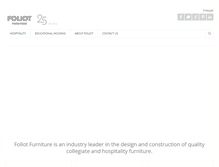 Tablet Screenshot of foliot.com